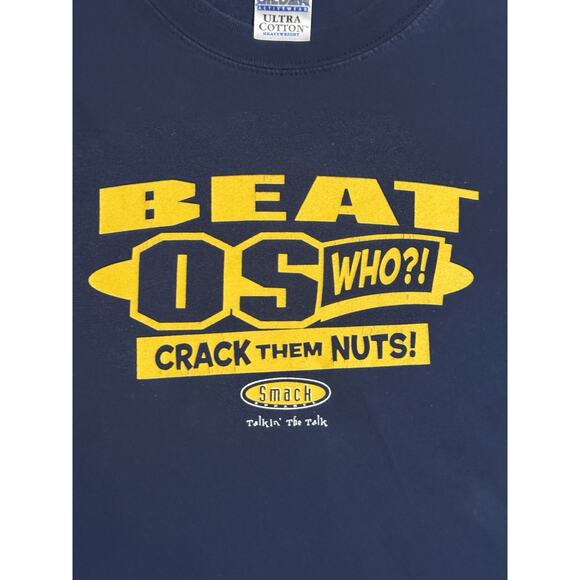 Vintage Smack Talk OSU Ohio State University College Shirt Funny - Men’s Large - Picture 2 of 7